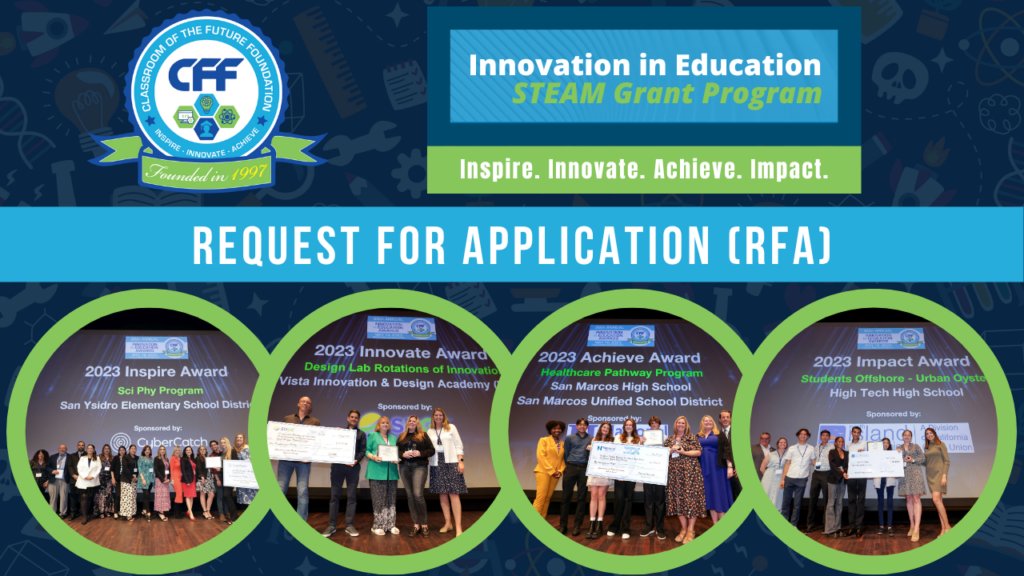 2024 Request for Application (RFA) — $25,000 in Grants for CFF’s 21st Annual “Innovation in Education Awards”