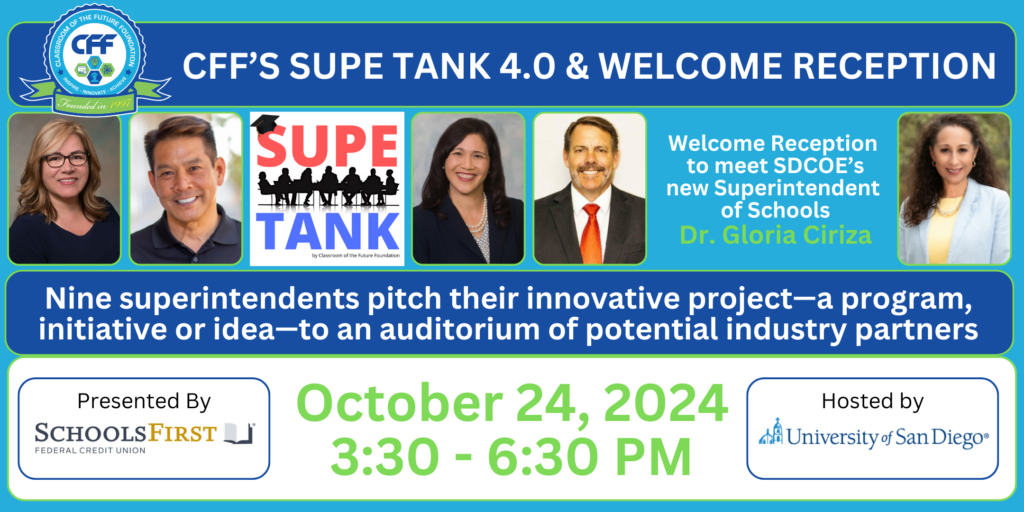 Supe Tank 4.0 and Welcome Reception: Discover Innovation in our School Districts